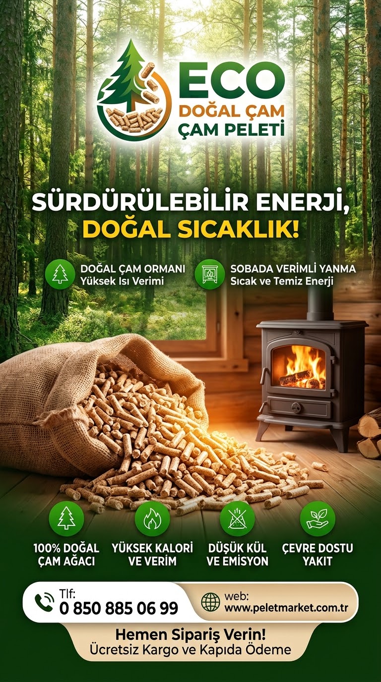 Siirt doğal çam peleti siparişi - Pelet Market